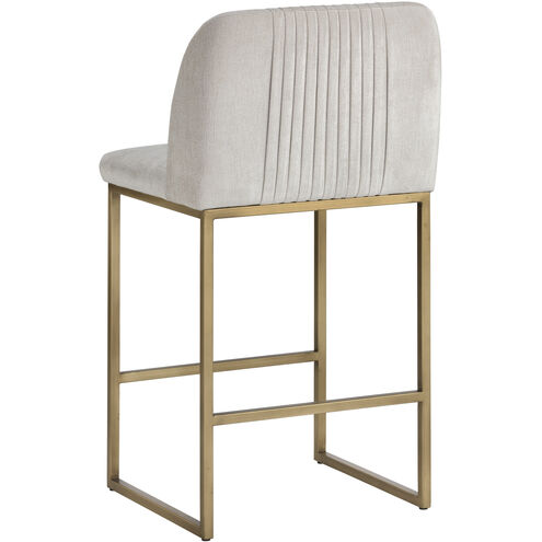 Nevin 38 inch Polo Club Muslin Counter Stool